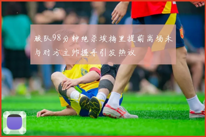 狼队98分钟绝杀埃梅里提前离场未与对方主帅握手引发热议